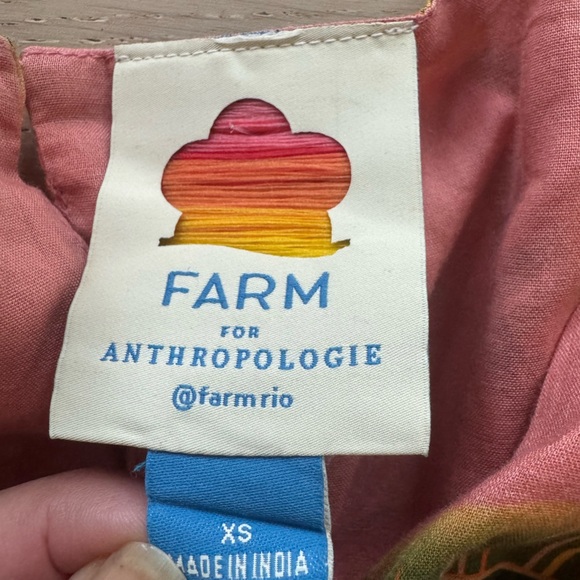 Farm Rio for Anthropologie Yasmine Ruffled Blouse XS - Picture 7 of 9